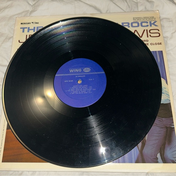 **6/$20** Jerry Lee Lewis: The Return Of Rock!1965 LP Smash Mono Vinyl SRW 16340 - Picture 3 of 4